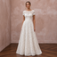 1960s Inspired A-Line Lace Bridal Dress