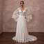 Bell Sleeve Wedding Dresses with Bohemian Romance