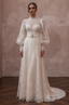 Bishop Sleeve Wedding Dresses with Vintage Elegance