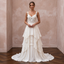 Bohemian Chiffon Bridal Dress for a Beach Ceremony