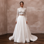 Bridal Separates with Satin Skirts and Lace Tops