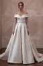 Brocade Wedding Dresses with Regal Bridal Appeal - Apparel & Accessories > Clothing > Wedding & Bridal Party Dresses > Wedding Dresses - Mignonette