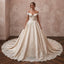 Cathedral Train Wedding Dresses with Handcrafted Lace Borders - Apparel & Accessories > Clothing > Wedding & Bridal Party Dresses > Wedding Dresses - Mignonette Bridal