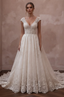 Cathedral Train Wedding Dresses with Luxury Lace Borders - Apparel & Accessories > Clothing > Wedding & Bridal Party Dresses > Wedding Dresses - Mignonette