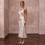 Champagne Silk Charmeuse Midi Slip Dress with Cowl Back - Apparel & Accessories > Clothing > Wedding & Bridal Party Dresses > Wedding Dresses - Mignonette Bridal