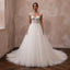 Classic Beaded Tulle Wedding Dress with Ball Gown Silhouette