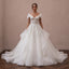 Classic Organza Wedding Dress with Corset Bodice and Ball Gown Silhouette
