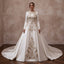 Classic Satin Bridal Gown for an Autumn Ballroom Ceremony