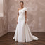 Column Wedding Dresses with Clean Architectural Lines - Apparel & Accessories > Clothing > Wedding & Bridal Party Dresses > Wedding Dresses - Mignonette