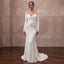 Cozy White Cashmere Knit Gown for Ski Lodge ElopementV - Apparel & Accessories > Clothing > Wedding & Bridal Party Dresses > Wedding Dresses - Mignonette Bridal