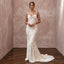 Cream Silk Charmeuse Bias Cut Slip Dress with Cowl Neckline