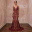 Deep Red Lace Over Nude Satin Fit - and - Flare Dress for Anniversary Dinner - Apparel & Accessories > Clothing > Wedding & Bridal Party Dresses > Wedding Dresses - Mignonette Bridal