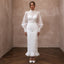 Dramatic White Organza Bishop Sleeve Dress for Engagement Shoot - Apparel & Accessories > Clothing > Wedding & Bridal Party Dresses > Wedding Dresses - Mignonette Bridal
