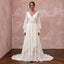 Effortless Ivory Chiffon Destination Bridal Gown for Elopement