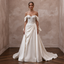 Elegant Bridal Gowns with Soft Draped Satin Sleeves
