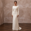Elegant Cream Crepe de Chine Sheath for Post-Wedding Brunch