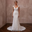 Elegant Lace Bridal Gown for a Coastal Destination Wedding - Apparel & Accessories > Clothing > Wedding & Bridal Party Dresses > Wedding Dresses - Mignonette Bridal