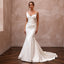 Elegant Mermaid Satin Wedding Dress for a Formal Reception - Apparel & Accessories > Clothing > Wedding & Bridal Party Dresses > Wedding Dresses - Mignonette Bridal