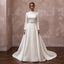 Elegant Satin Wedding Dress for a Formal Wedding