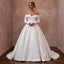 Ethereal White Quilted Satin Gown for Snowy Trash the Dress - Apparel & Accessories > Clothing > Wedding & Bridal Party Dresses > Wedding Dresses - Mignonette Bridal