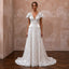 Floral Guipure Lace Wedding Dresses with Modern Appeal - Apparel & Accessories > Clothing > Wedding & Bridal Party Dresses > Wedding Dresses - Mignonette Bridal