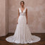 Formal Lace Wedding Dress with Chapel Train for a Ballroom Ceremony