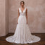 Formal Lace Wedding Dress with Chapel Train for a Ballroom Ceremony - Apparel & Accessories > Clothing > Wedding & Bridal Party Dresses > Wedding Dresses - Mignonette Bridal