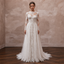 French Chantilly Lace Wedding Dresses with Vintage Beauty