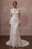 Guipure Lace Wedding Dresses with Elegant Floral Motifs
