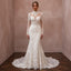 High Neck Lace Wedding Dress for a Traditional Church Ceremony - Apparel & Accessories > Clothing > Wedding & Bridal Party Dresses > Wedding Dresses - Mignonette Bridal