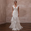 Hippie - Chic White Fringe Crochet Dress for Beach Vow Exchange - Apparel & Accessories > Clothing > Wedding & Bridal Party Dresses > Wedding Dresses - Mignonette Bridal