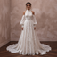 Lace Wedding Reception Dress with Detachable Sleeves - Apparel & Accessories > Clothing > Wedding & Bridal Party Dresses > Wedding Dresses - Mignonette Bridal