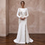 Made-to-Measure Crepe Bridal Gown for a Courthouse Wedding