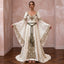 Medieval-Inspired Ivory Raw Silk Bridal Gown for Forest Handfasting