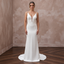 Minimal Satin Wedding Gown with Open Back