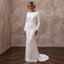 Minimalist Crepe Bridal Dress for a City Hall Elopement - Apparel & Accessories > Clothing > Wedding & Bridal Party Dresses > Wedding Dresses - Mignonette Bridal