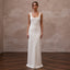 Minimalist Off - White Pima Cotton Tank Dress for Beach Reception - Apparel & Accessories > Clothing > Wedding & Bridal Party Dresses > Wedding Dresses - Mignonette Bridal