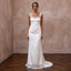 Minimalist Satin Sheath Wedding Dress for a Courthouse Wedding - Apparel & Accessories > Clothing > Wedding & Bridal Party Dresses > Wedding Dresses - Mignonette Bridal