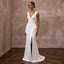 Modern Crepe Wedding Gown for a Contemporary Winery Ceremony