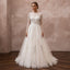 Modest Tulle Wedding Dress for a Winter Ceremony