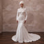 Muslim Lace Mermaid Wedding Dress with Long Sleeves - Apparel & Accessories > Clothing > Wedding & Bridal Party Dresses > Wedding Dresses - Mignonette Bridal