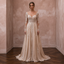 Nude Wedding Dresses with Illusion Lace Bodices
