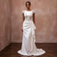Pearl White Wedding Dresses with Elegant Satin Finish - Apparel & Accessories > Clothing > Wedding & Bridal Party Dresses > Wedding Dresses - Mignonette