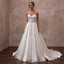 Pearl White Wedding Dresses with Elegant Satin Finish
