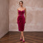 Petite Fuchsia Pink Velvet Ruched Bodice Strapless Party Dress