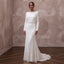 Petite Minimalist Crepe Wedding Dress for a Courthouse Wedding