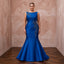 Plus Size Royal Blue Mikado Silk Trumpet Gown for Red Carpet Event - Apparel & Accessories > Clothing > Wedding & Bridal Party Dresses > Wedding Dresses - Mignonette Bridal