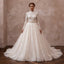 Princess Lace Wedding Dress with Long Sleeves and Ball Gown Silhouette