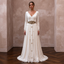 Regal Ivory Velvet A-Line Wedding Dress for Winter Engagement Party