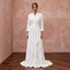 Relaxed White Tencel Twill Shirt Wedding Dress for Beach Elopement